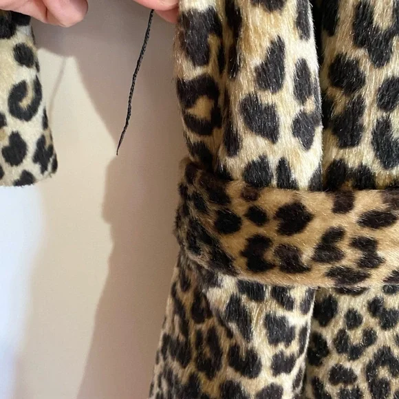 Vintage Leopard Print Trench Coat - Picture 8 of 13